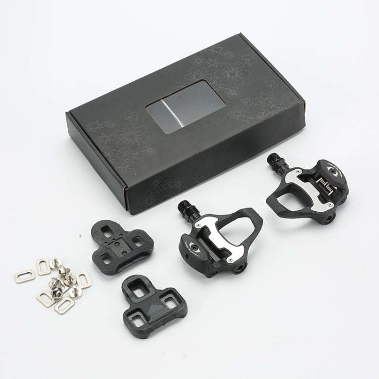 RACEWORK 01455 Road Bike Self-locking Pedals(Black)