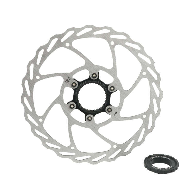 RACEWORK RS6 Mountain Bike Mid-lock Discs, Diameter: 180mm