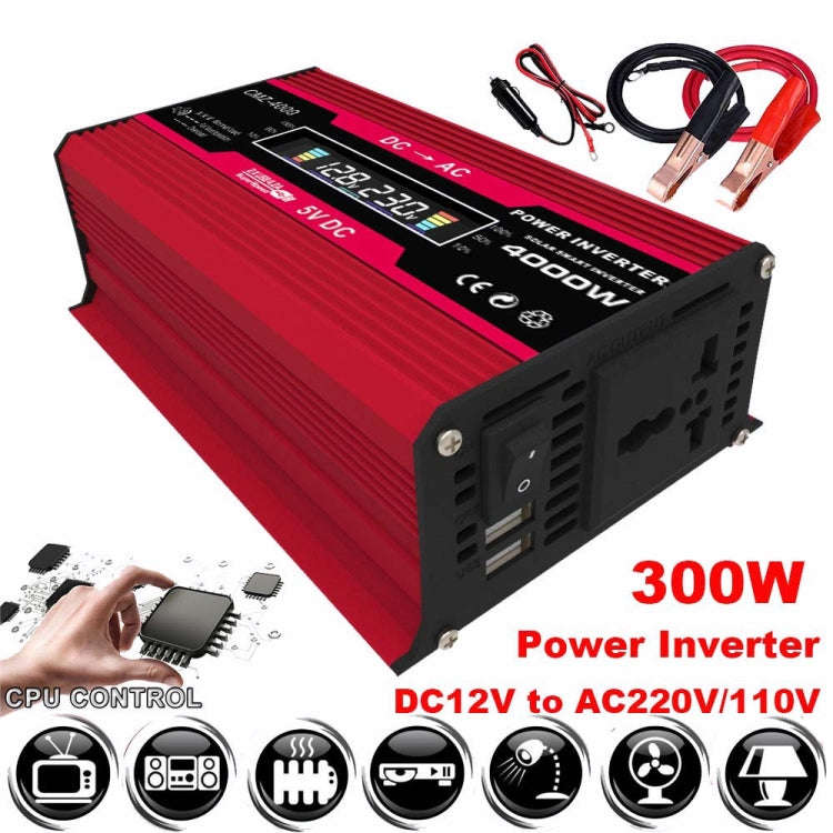Zhi Zun Solar Power System Inverters+30A Controller+18W 18V Solar Panel, Specification: Black 12V...