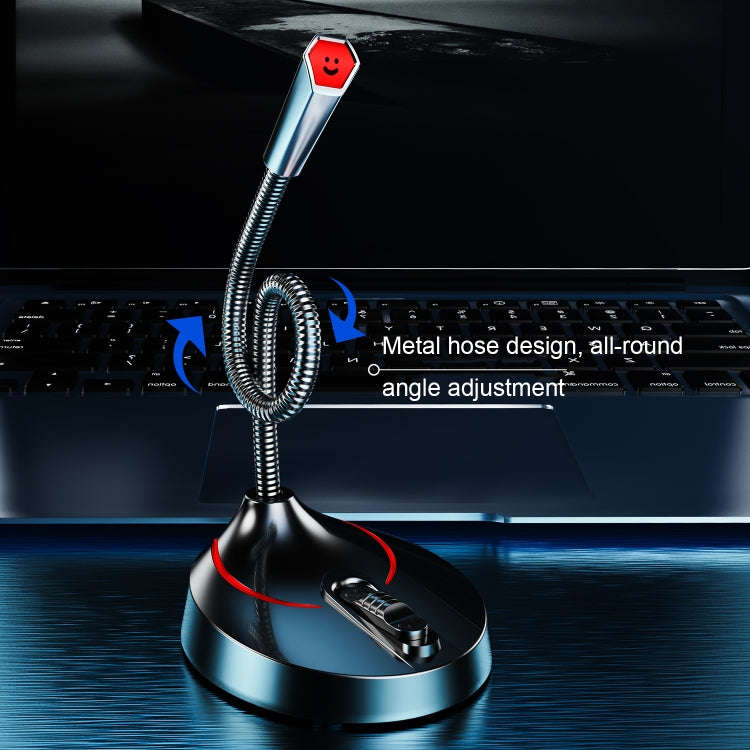 F12 Metal Hose Meeting Desktop Microphone, Spec: 3.5 Version (White)