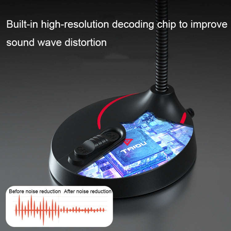 F12 Metal Hose Meeting Desktop Microphone, Spec: 3.5 Version (White)