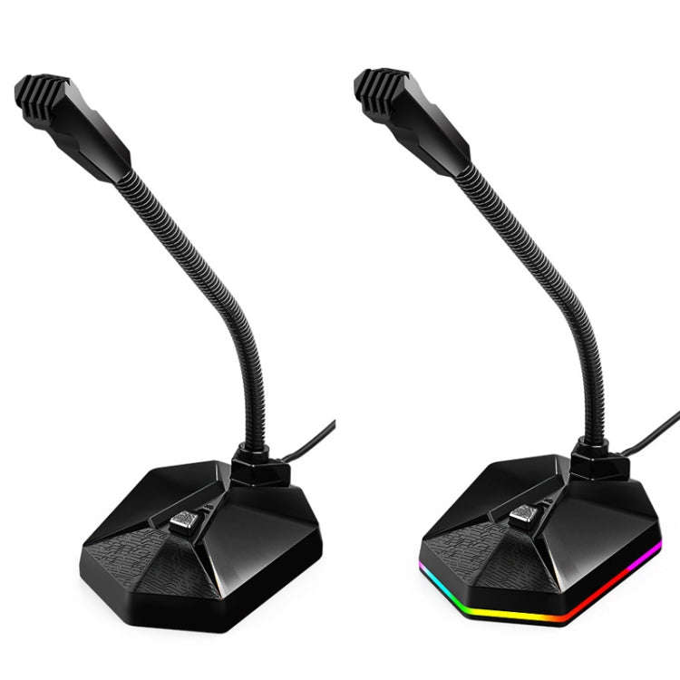 Metal Hose Meeting Desktop Microphone, Spec: USB Version (Black)