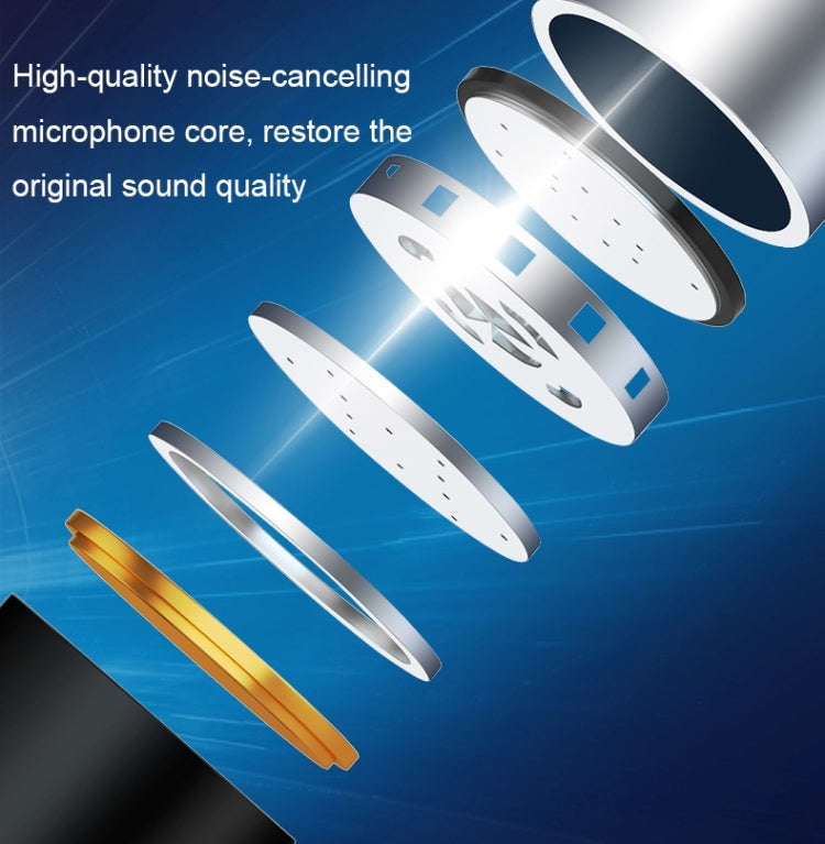 Metal Hose Meeting Desktop Microphone, Spec: USB Version (Black)
