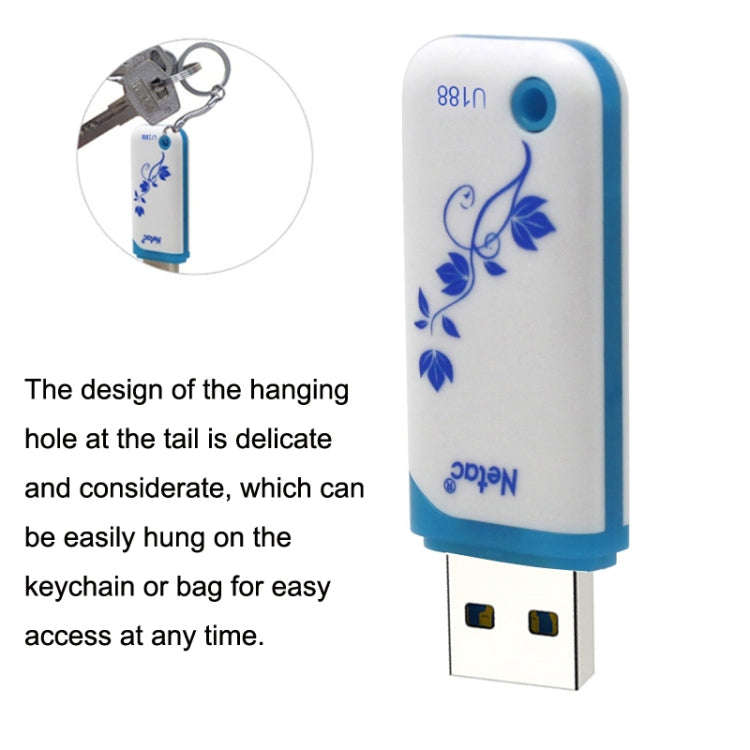 Netac U188 USB2.0 Car Computer Encrypted USB Flash Drive, Capacity: 16GB