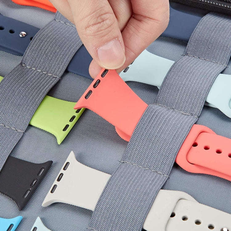 Long Strap Storage Bag With Handheld For Apple Watch, Color: Single Layer (Black)