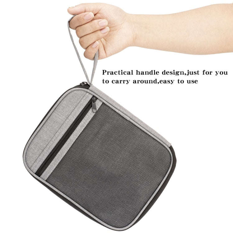 Strap Data Cable Portable Mesh Bag Portable Storage Bag For Apple Watch(Black)