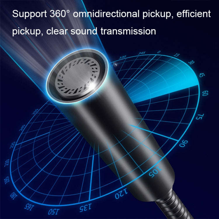 RGB Lighting Effect Computer Desktop Microphone(F3)