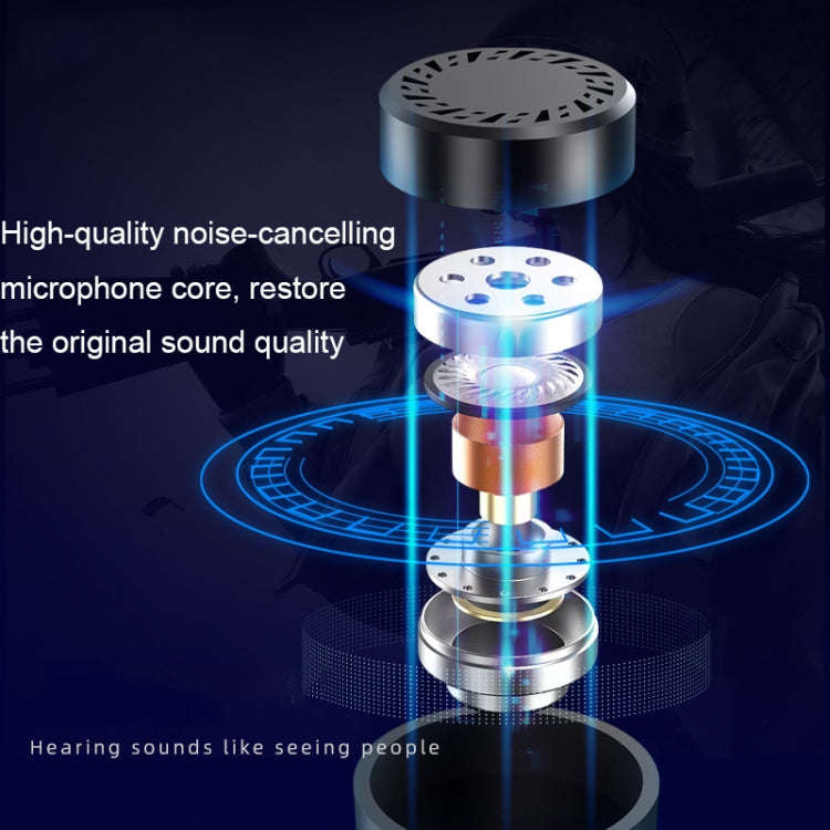 RGB Lighting Effect Computer Desktop Microphone(F3)