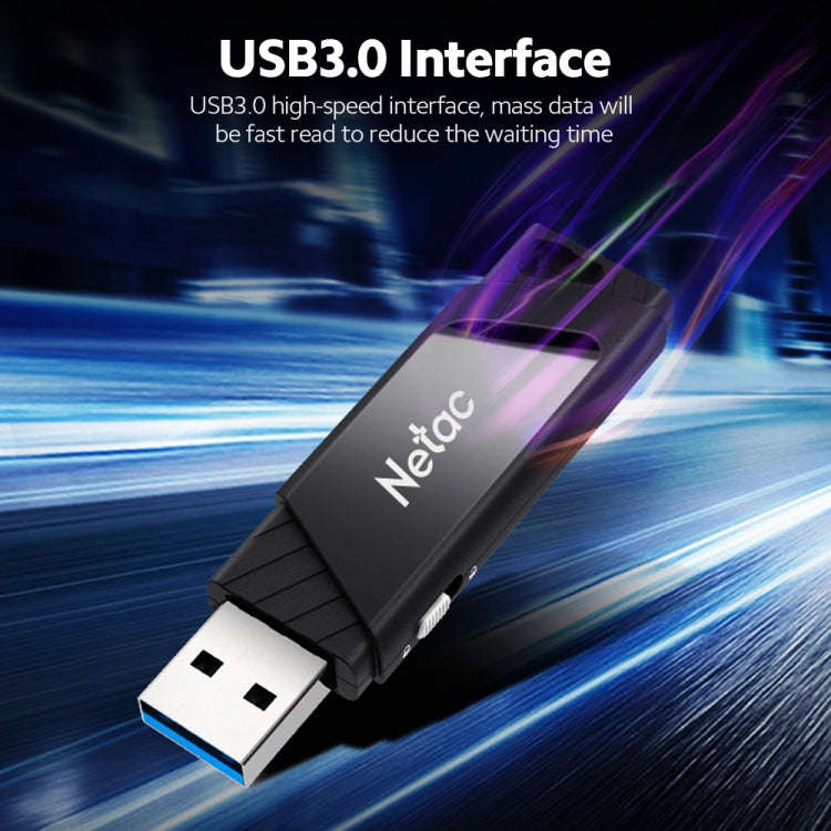 Netac U336 Protection With Lock Car High-Speed USB Flash Drives, Capacity: 128GB