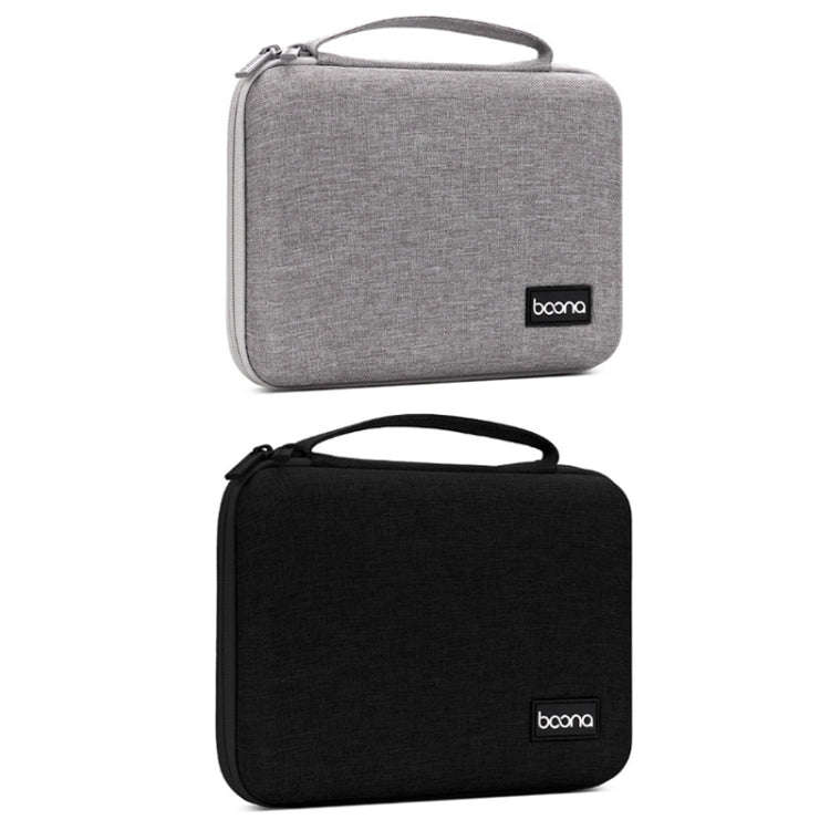 Baona BN-F018 Multifunctional Double Layer EVA Hard Shell U Disk Data Cable Storage Bag(Black)