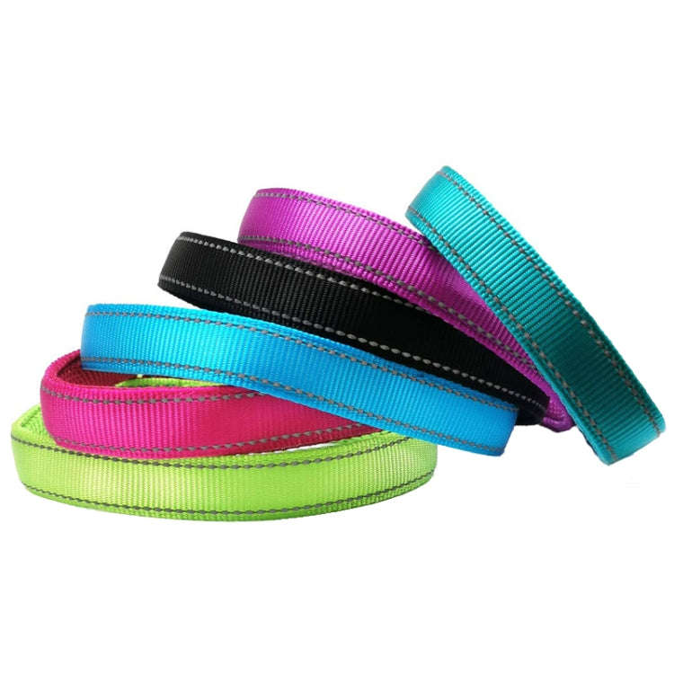 Nylon Reflective Filament P Chain Adjustable Size Collar(Purple)