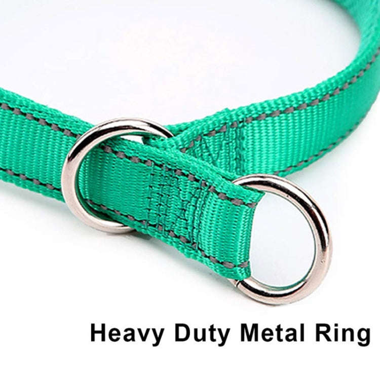 Nylon Reflective Filament P Chain Adjustable Size Collar(Green)