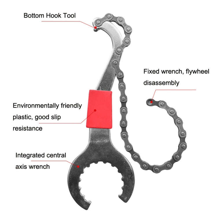 Bicycle Maintenance Tool Set Stracail Disassembly Tool + Interceptor + 20 Teeth
