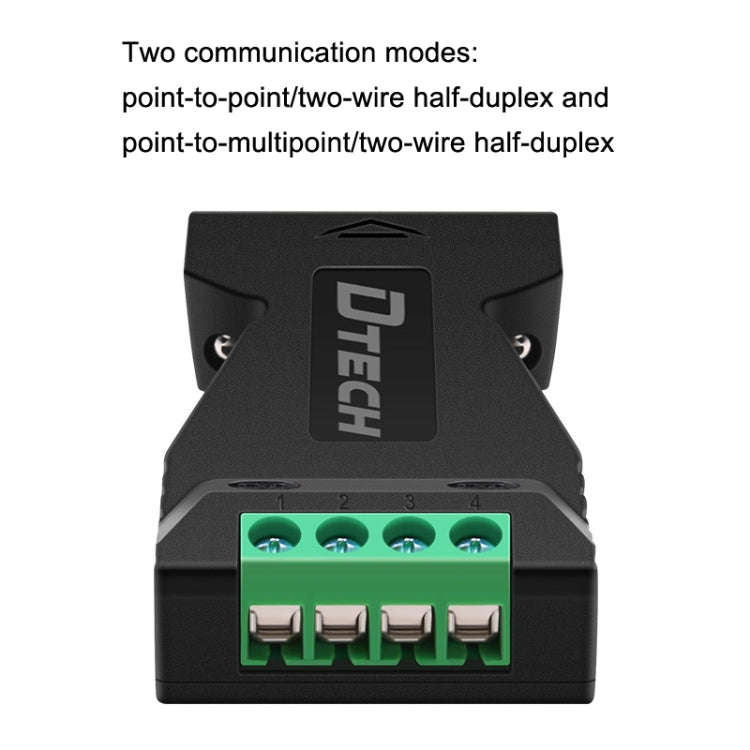 DTECH DT-9001 Industrial Grade Lightning And Surge Protection RS232 To 485 Converter