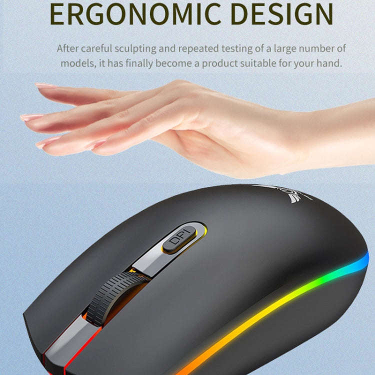 Zerodate V6 4 Keys 1600DPI Game Colorful RGB Marquee USB Wired Mouse, Cable Length: 1.35m(Pink)