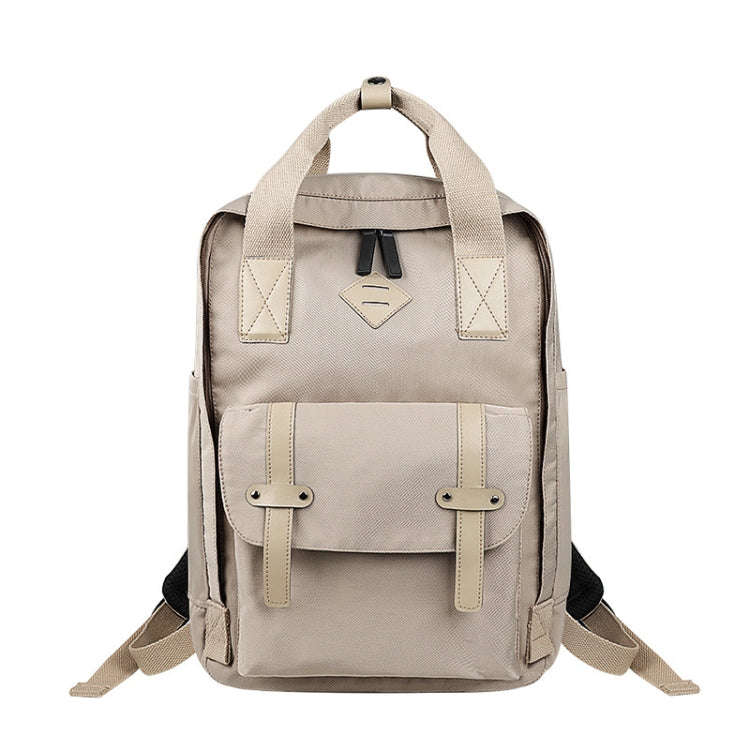 SJ05 Multifunctional Waterproof Laptop Bag, Size: 13 inch-15.6 inch(Khaki)