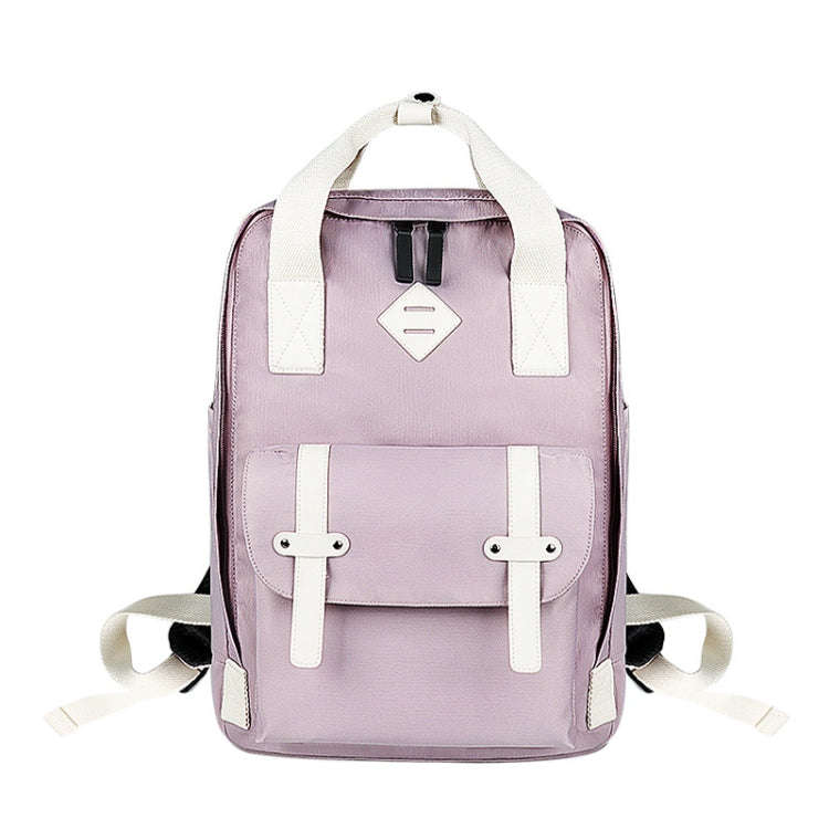 SJ05 Multifunctional Waterproof Laptop Bag, Size: 13 inch-15.6 inch(Light Purple)