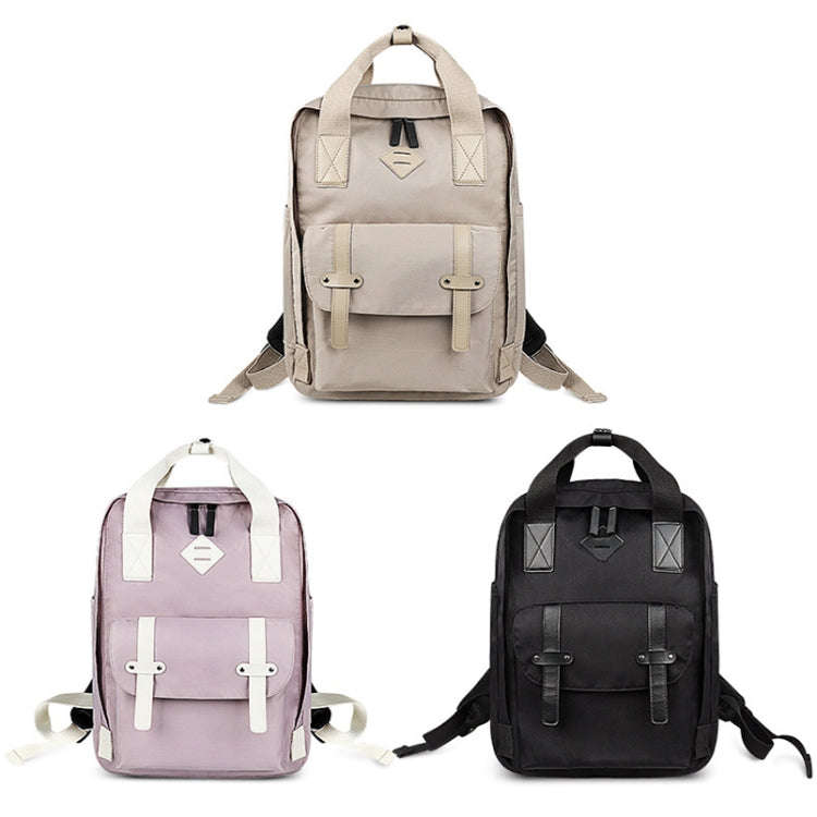 SJ05 Multifunctional Waterproof Laptop Bag, Size: 13 inch-15.6 inch(Khaki)