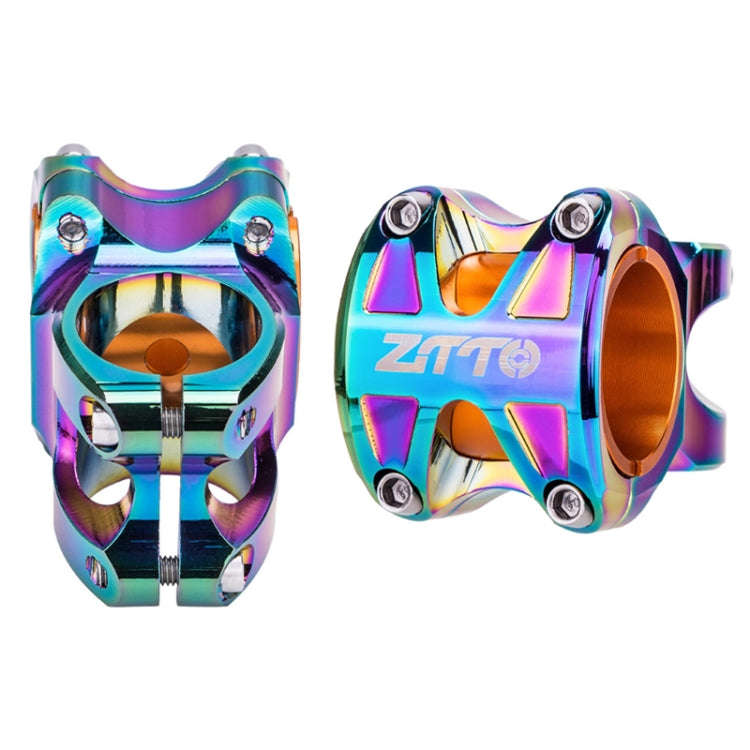 ZTTO Mountain Bike CNC Colorful Hollow Aluminum Alloy Short Riser(35mm)