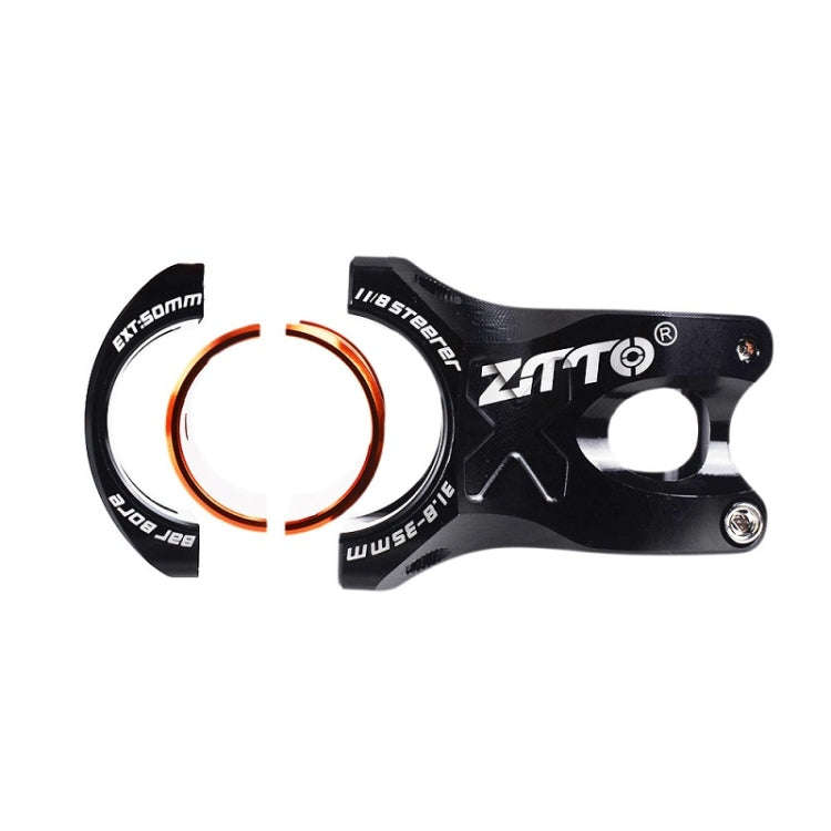 ZTTO Bicycle Handlebar Hollow 0 Degree Short Riser(Red)