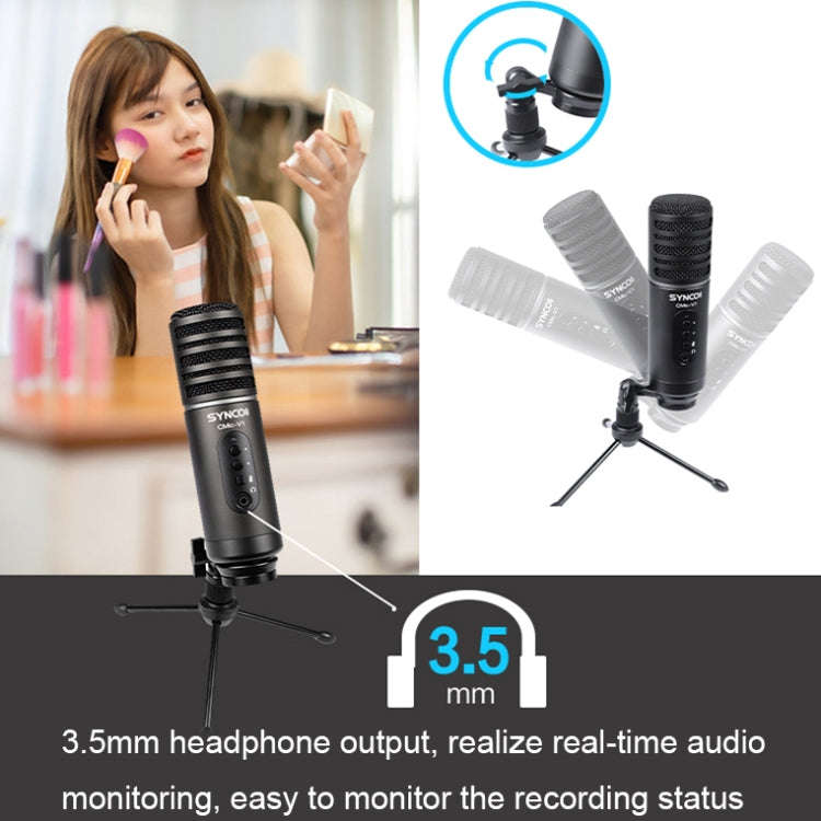 SYNCO V1 Live Large-diaphragm Radio Microphone(Black)