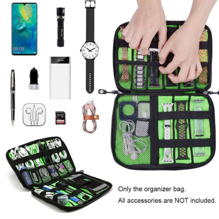 Multifunctional Portable Mobile Phone Digital Accessories U Disk Storage Bag, Color: Grey