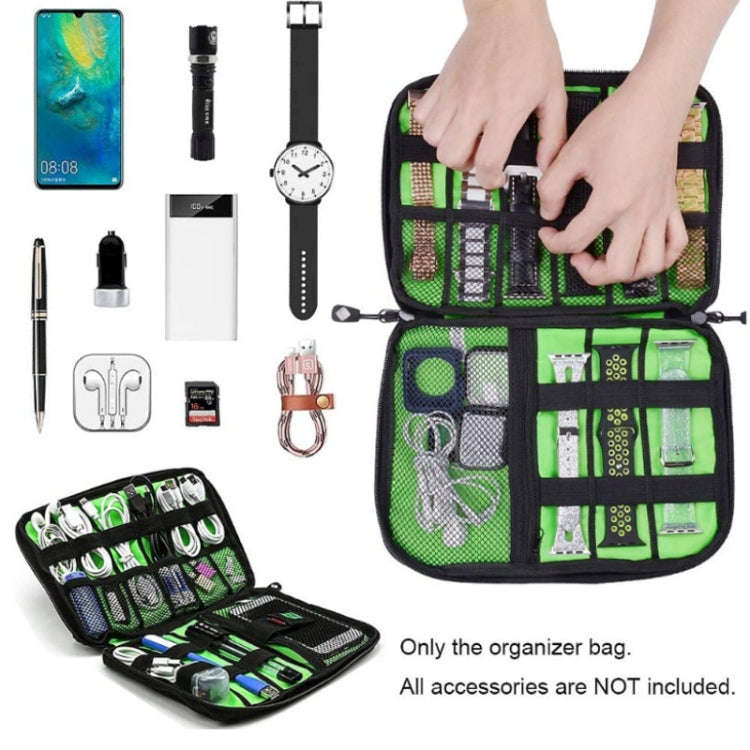 Multifunctional Portable Mobile Phone Digital Accessories U Disk Storage Bag, Color: Navy