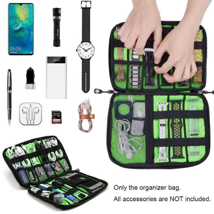 Multifunctional Portable Mobile Phone Digital Accessories U Disk Storage Bag, Color: Yellow