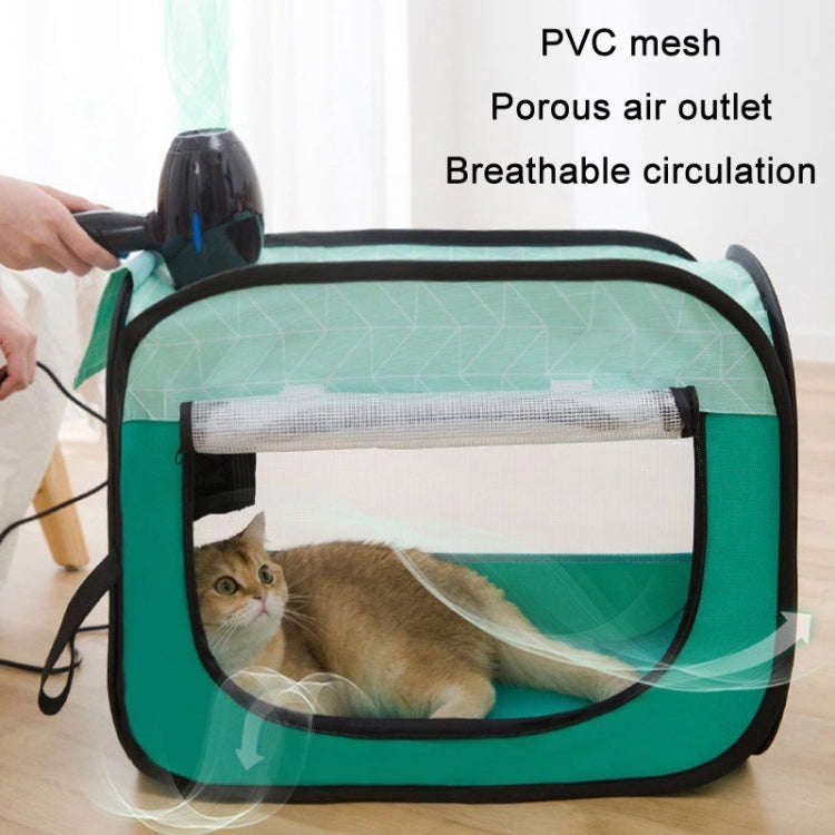 Small Household Pet Cat & Dog Hair Drying Box, Color: Gray (Medium)