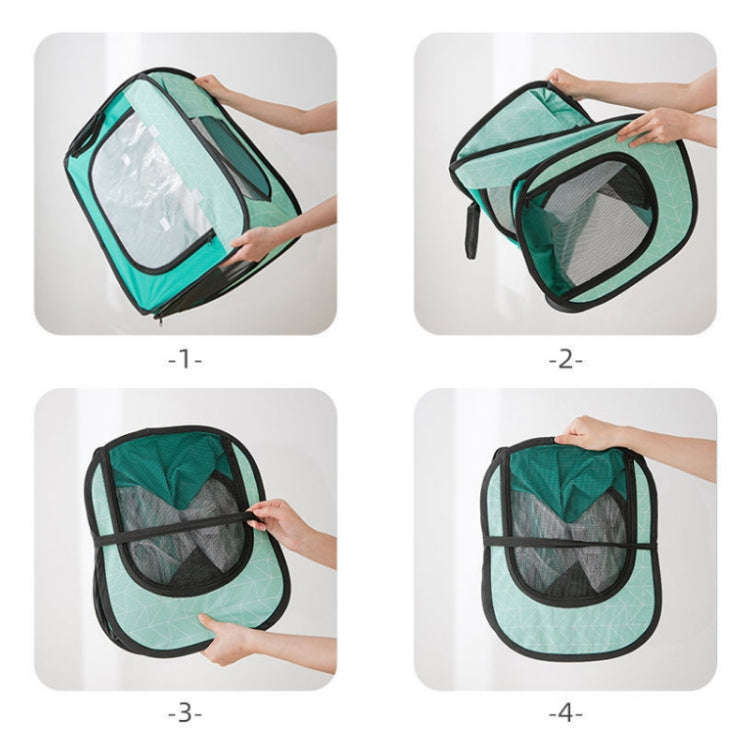 Small Household Pet Cat & Dog Hair Drying Box, Color: Green (Medium)