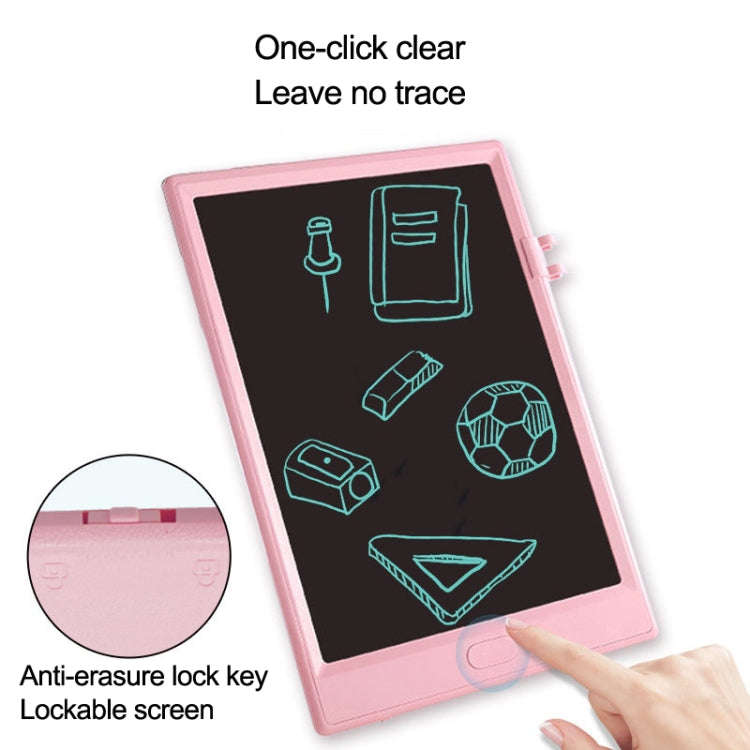 10 inch LCD Writing Board Children Hand Drawn Board, Style: Black Colorful