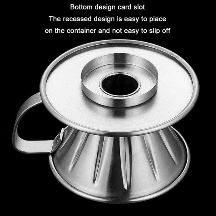 Double-layer Stainless Steel Pour-over Coffee Filter, Size: Small