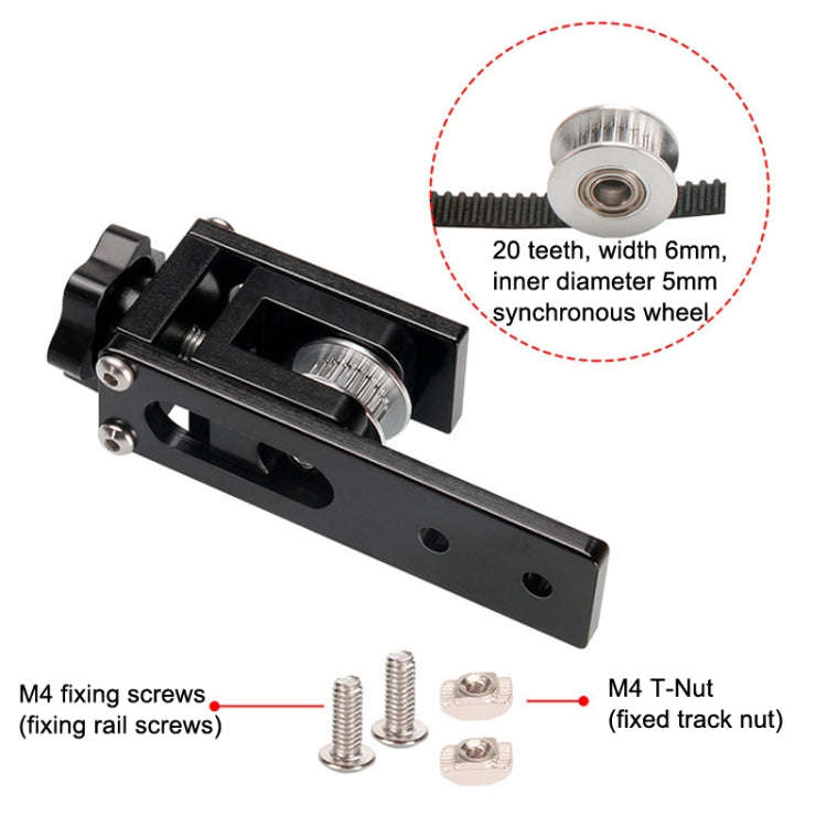 3D Printer Accessories Synchronize Band Stretching Adjustment Fixed Tight Device(Silver)