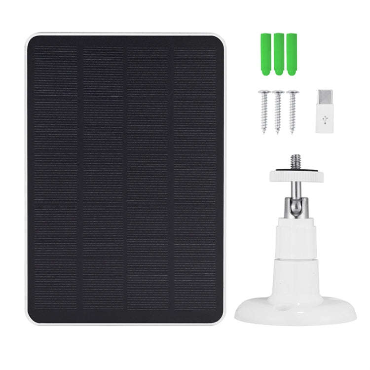 CSP-4W Low Power Surveillance Camera Doorbell Solar Charging Pad(Black)