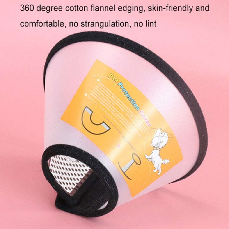 Pet Protective Headgear Cat And Dog Anti-Bite Collar After Cosmetic And Operation, Size:No.3/13cm