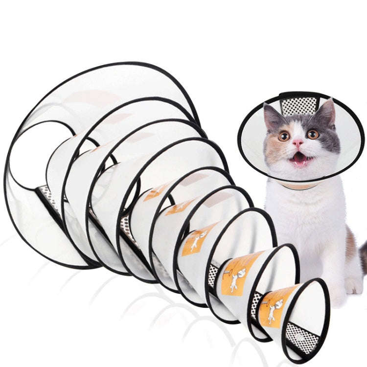 Pet Protective Headgear Cat And Dog Anti-Bite Collar After Cosmetic And Operation, Size:No.3/13cm