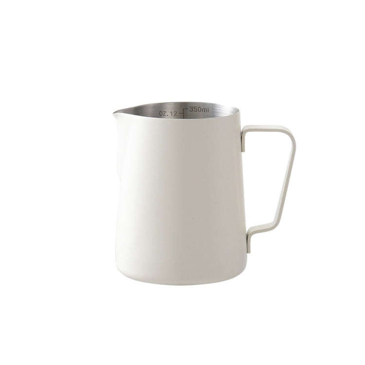 304 Stainless Steel Coffee Pot with Scale, Spec: 350ml (Beige Beak)