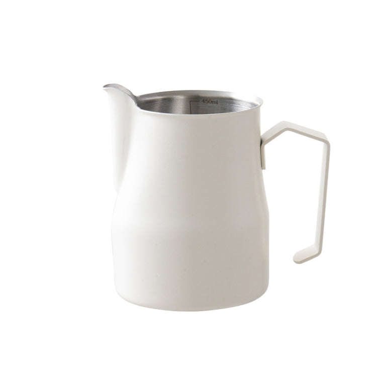 304 Stainless Steel Coffee Pot with Scale, Spec: 500ml (Beige Crane Mouth)