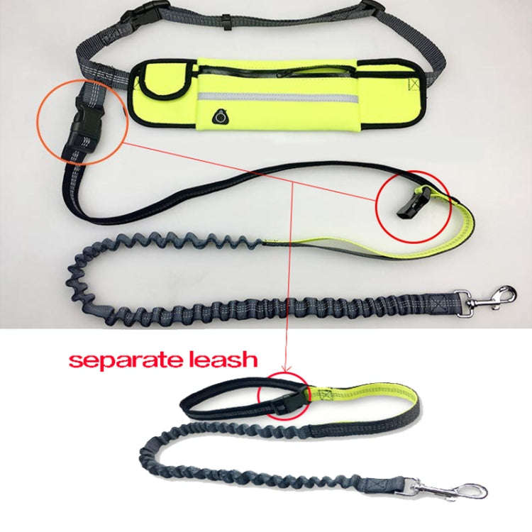Pet Run Traction Rope Portable Waist Bag(Orange)