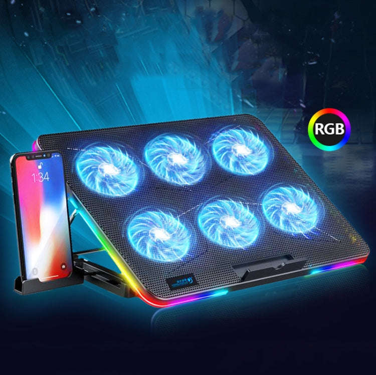 CoolCold F5  Laptop Radiator Bracket Office Desk Adjustable Laptop Cooler,Style: Fantasy Edition