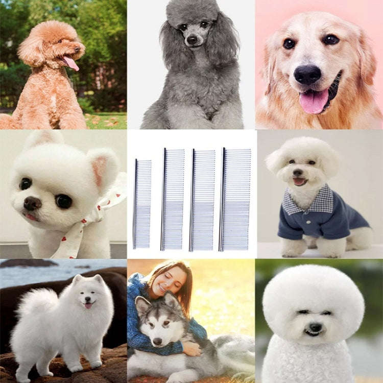 Stainless Steel Pet Comb Pet Hair Comb, Specification: XS