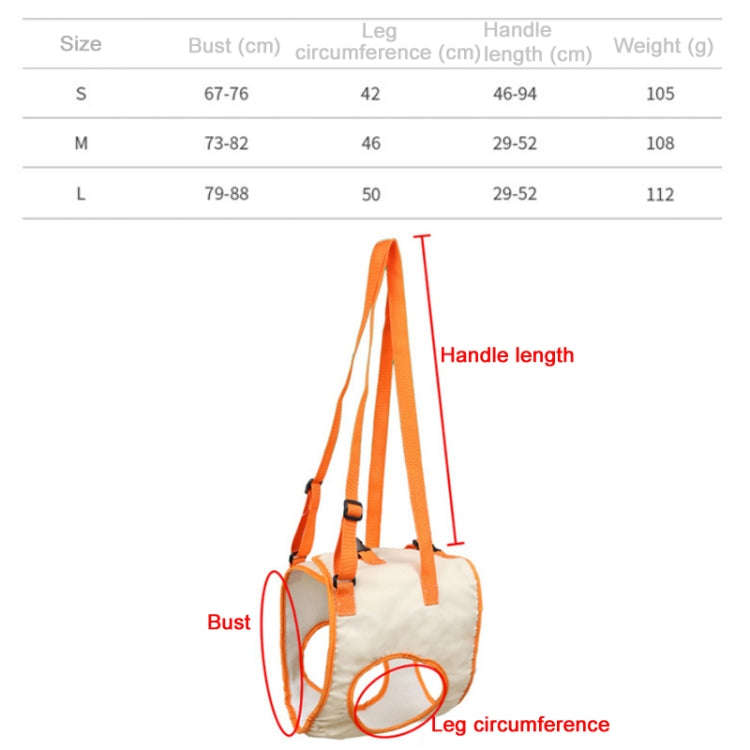 Pet Leash Assistive Belt For Postoperative Disabled Elderly Dogs Front Legs S