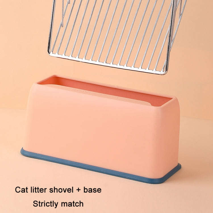 Metal Wooden Handle Cat Litter Remove Pet Cleaning Tool, Specification Base (Random  Color Delivery)