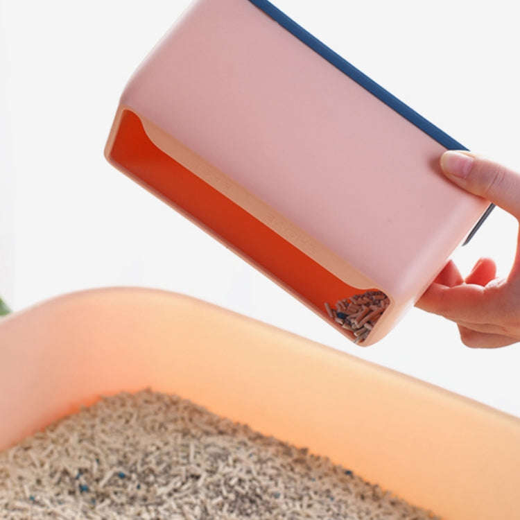 Metal Wooden Handle Cat Litter Remove Pet Cleaning Tool, Specification Base (Random  Color Delivery)