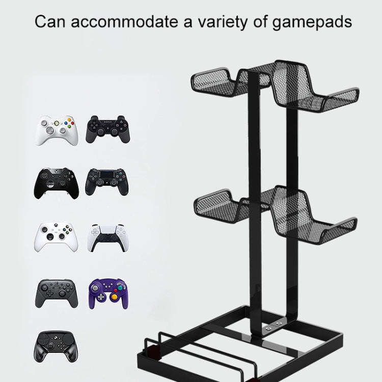 Desktop Headset Gamepad Game Console Storage Bracket(White)