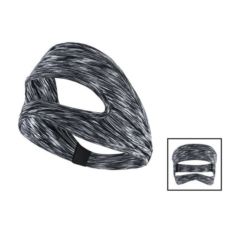 VR Glasses Head-mounted Breathable Sweat-proof Eye Mask(Black Gray)