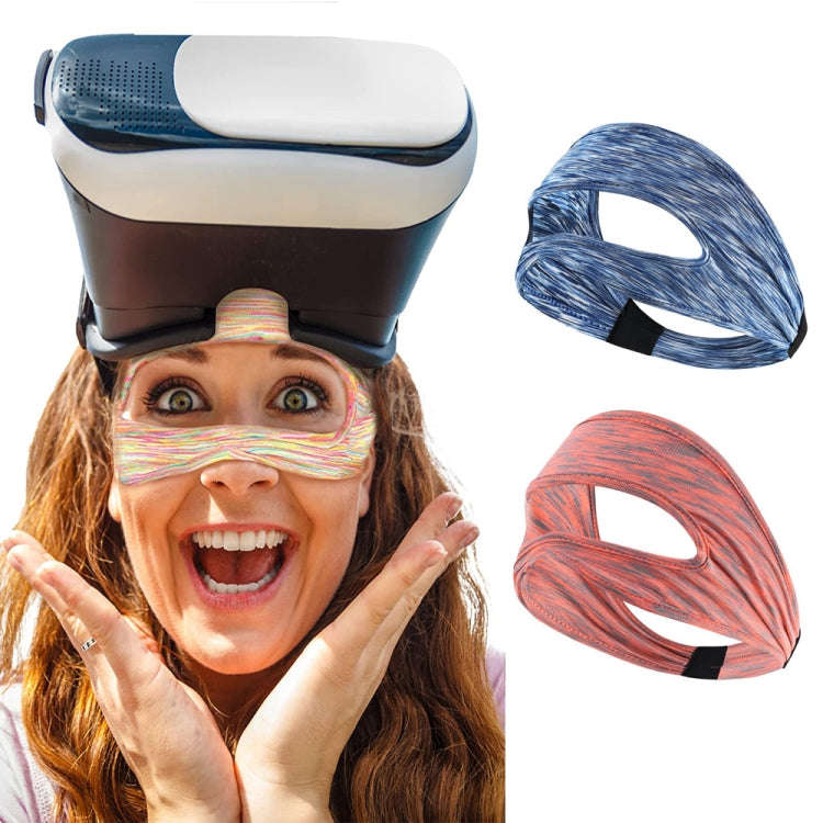 VR Glasses Head-mounted Breathable Sweat-proof Eye Mask(Black Gray)