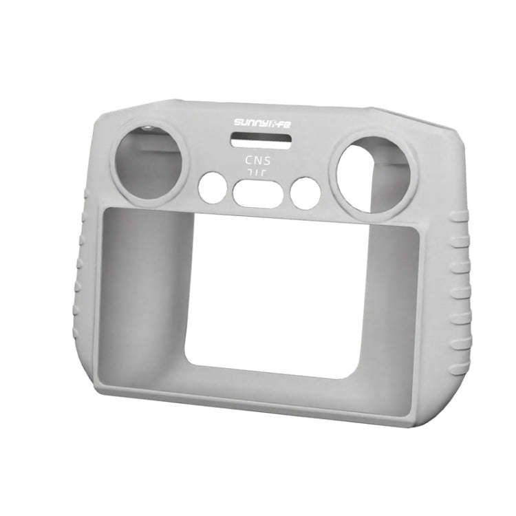 Sunnylife For DJI RC Remote Control Silicone Protective Case, Style: Without Hood (Gray)