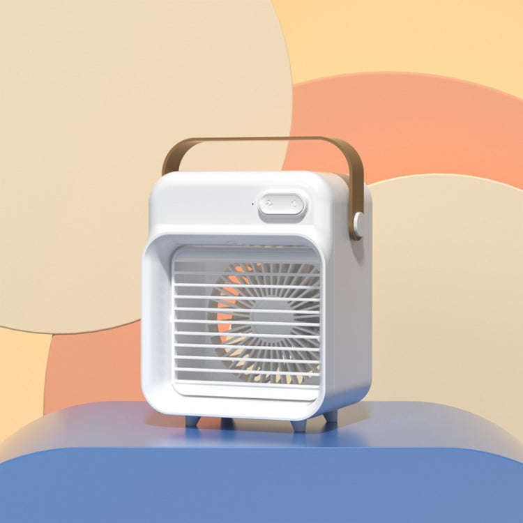 F05 USB Portable Mini Multifunctional Spray Cooling Fan, Spec: Plug-in Model (White)