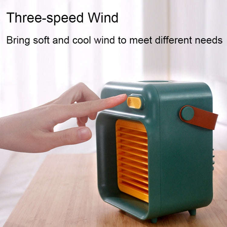 F05 USB Portable Mini Multifunctional Spray Cooling Fan, Spec: Plug-in Model (White)